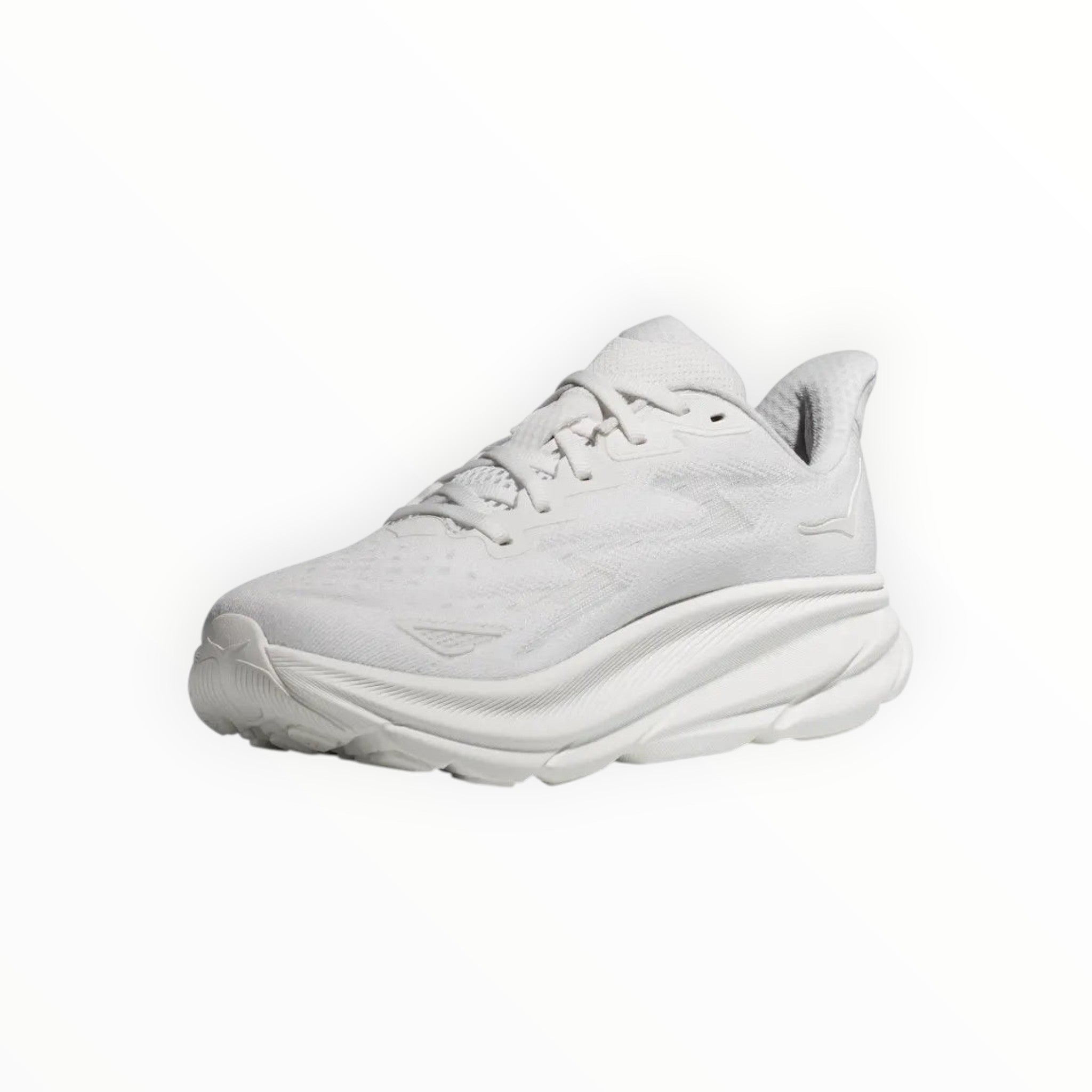 MEN HOKA CLIFTON 9 RUNNING SHOES (White) - SS23