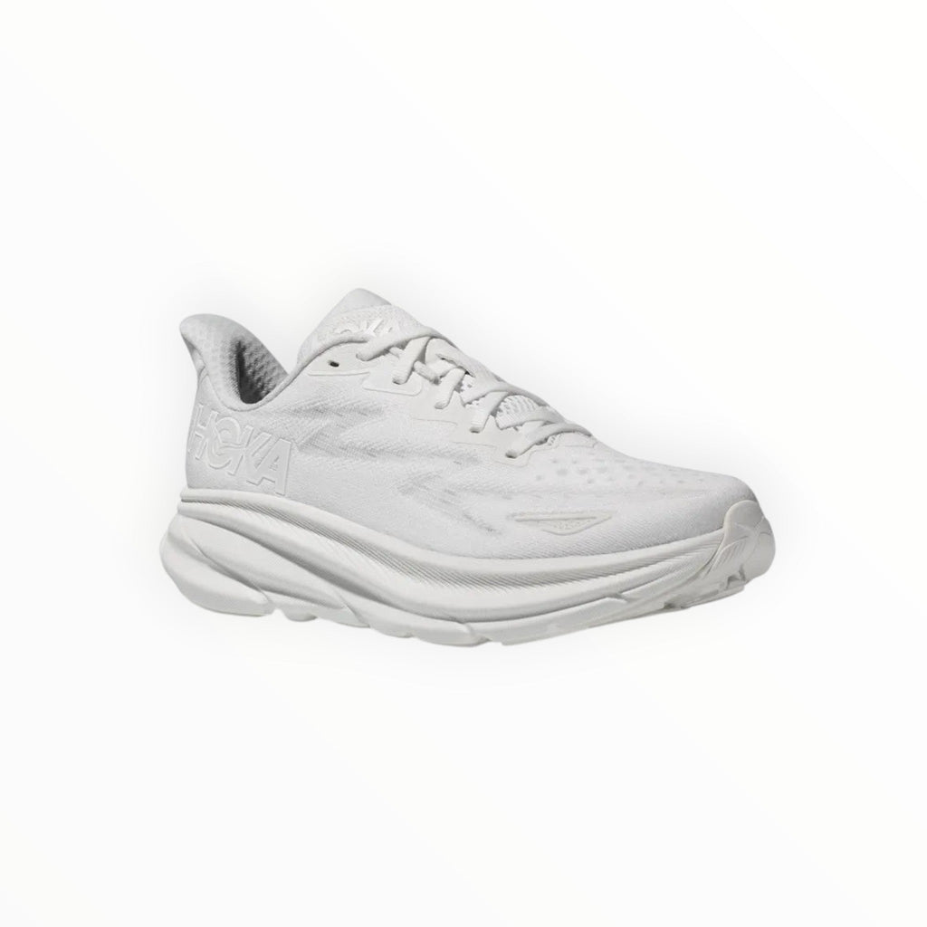 MEN HOKA CLIFTON 9 RUNNING SHOES (White) - SS23