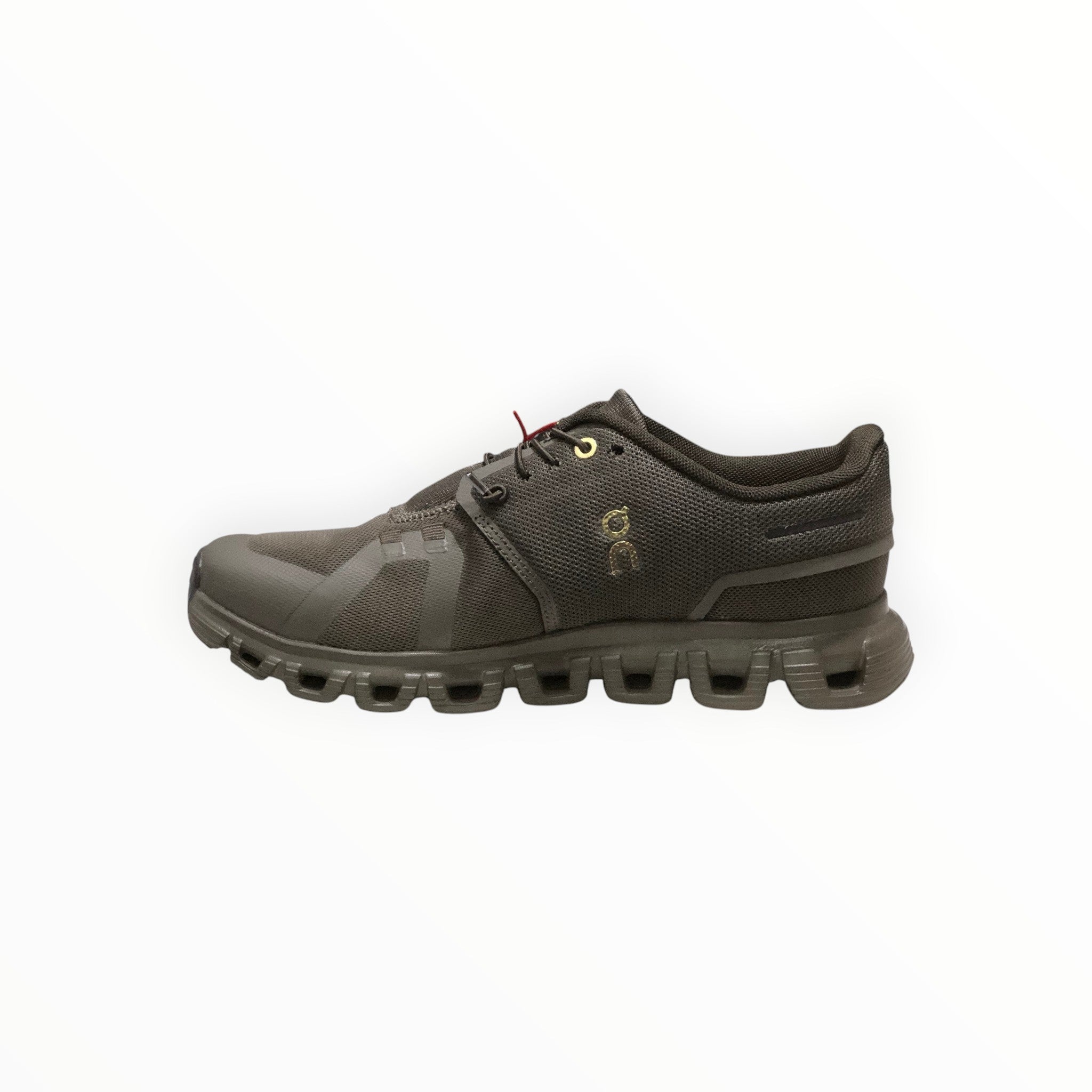 Mens On - Cloud 6 Waterproof Shoes Black & Gold