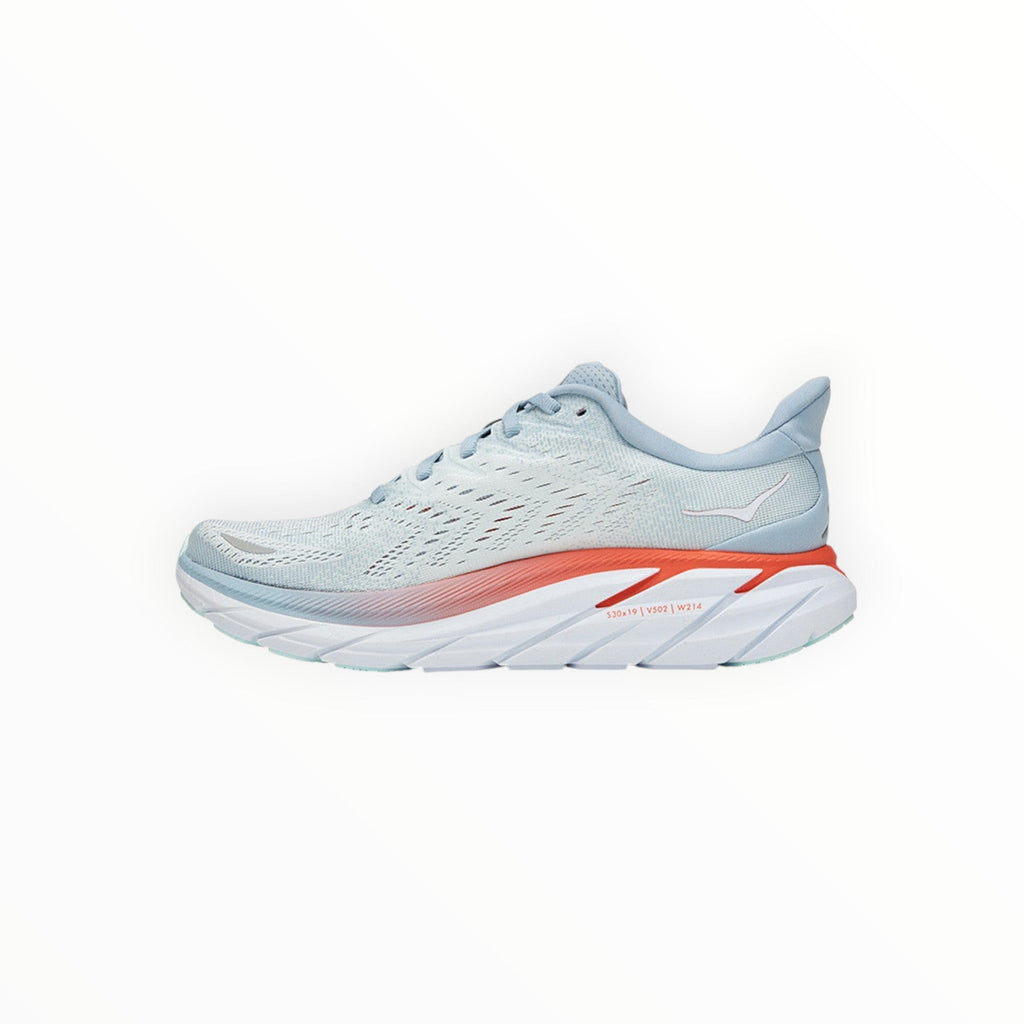 HOKA CLIFTON 8 WOMEN'S RUNNING SHOES - Blue Fog/Plein Air