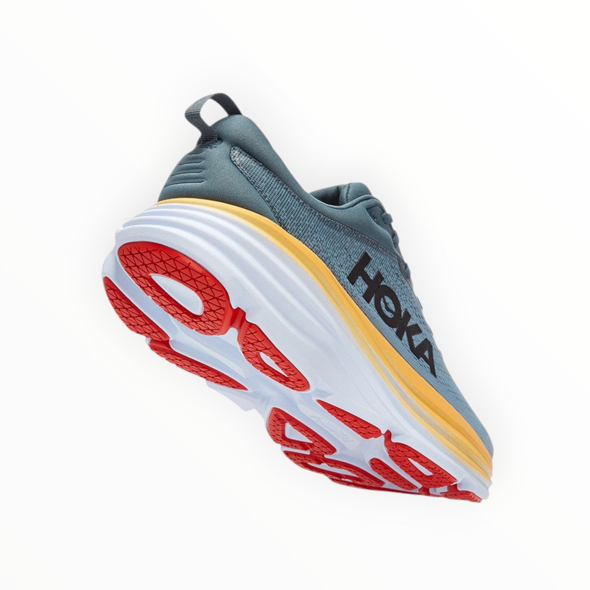 HOKA BONDI 8 WOMEN'S RUNNING SHOES (GOBLIN BLUE / MOUNTAIN SPRING) - SS23