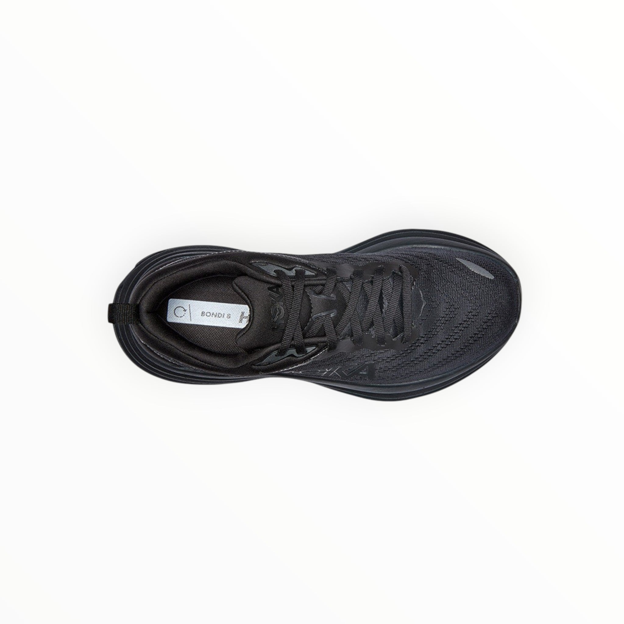HOKA BONDI 8 WOMEN'S RUNNING SHOES - (Black) SS23