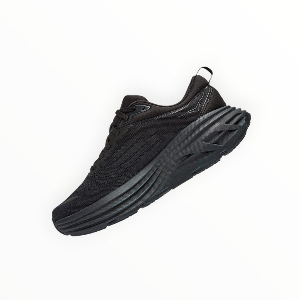 HOKA BONDI 8 MEN'S RUNNING SHOES -(Black)