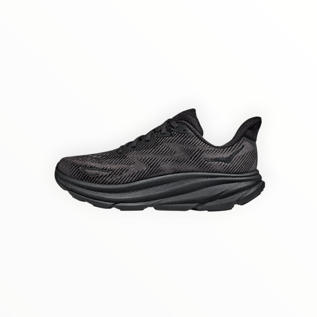 MEN HOKA CLIFTON 9 RUNNING SHOES (Black) - SS23