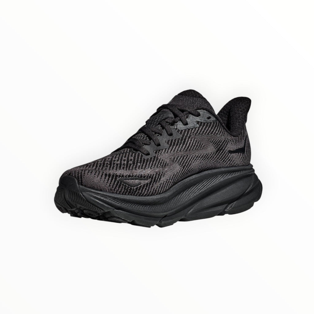 MEN HOKA CLIFTON 9 RUNNING SHOES (Black) - SS23