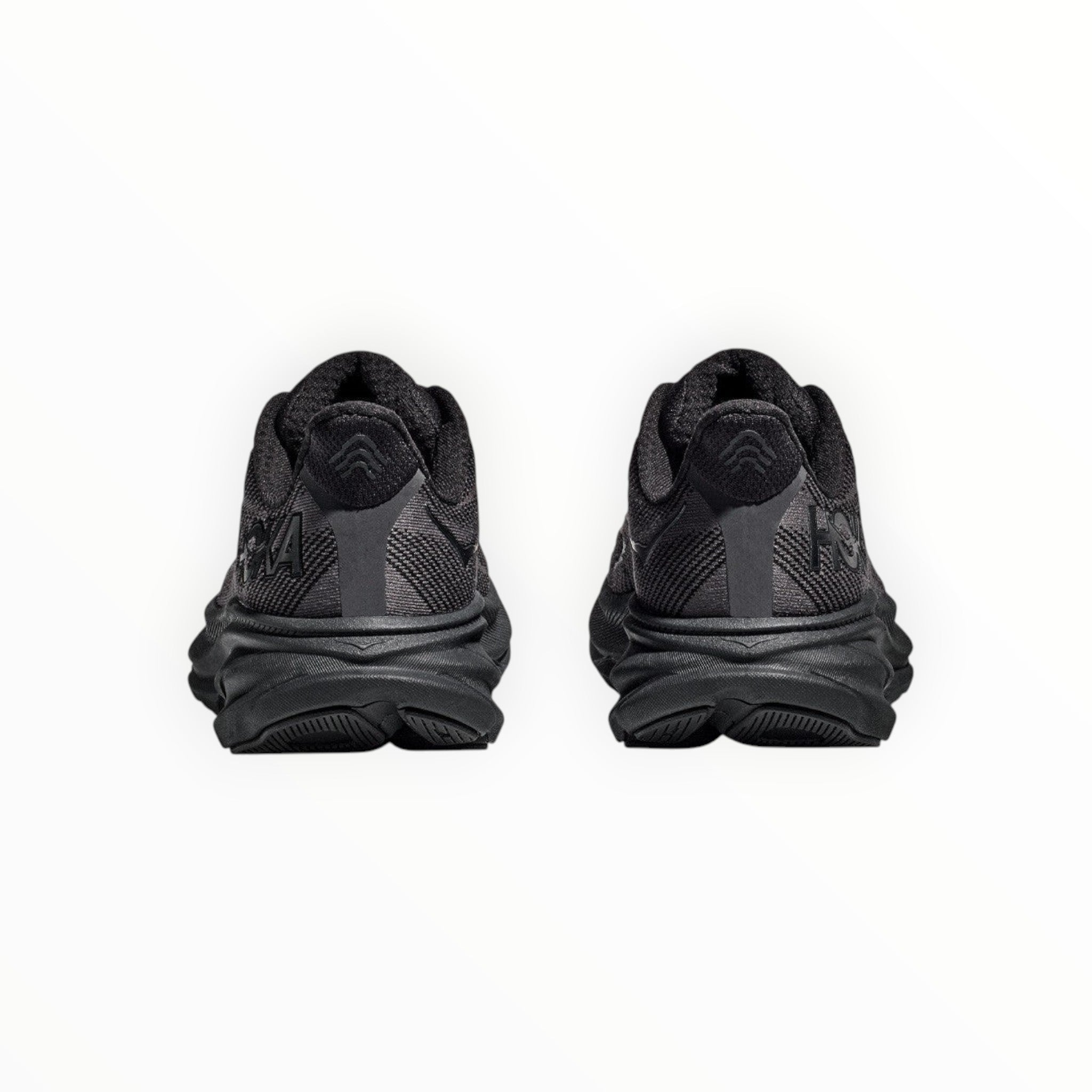 MEN HOKA CLIFTON 9 RUNNING SHOES (Black) - SS23