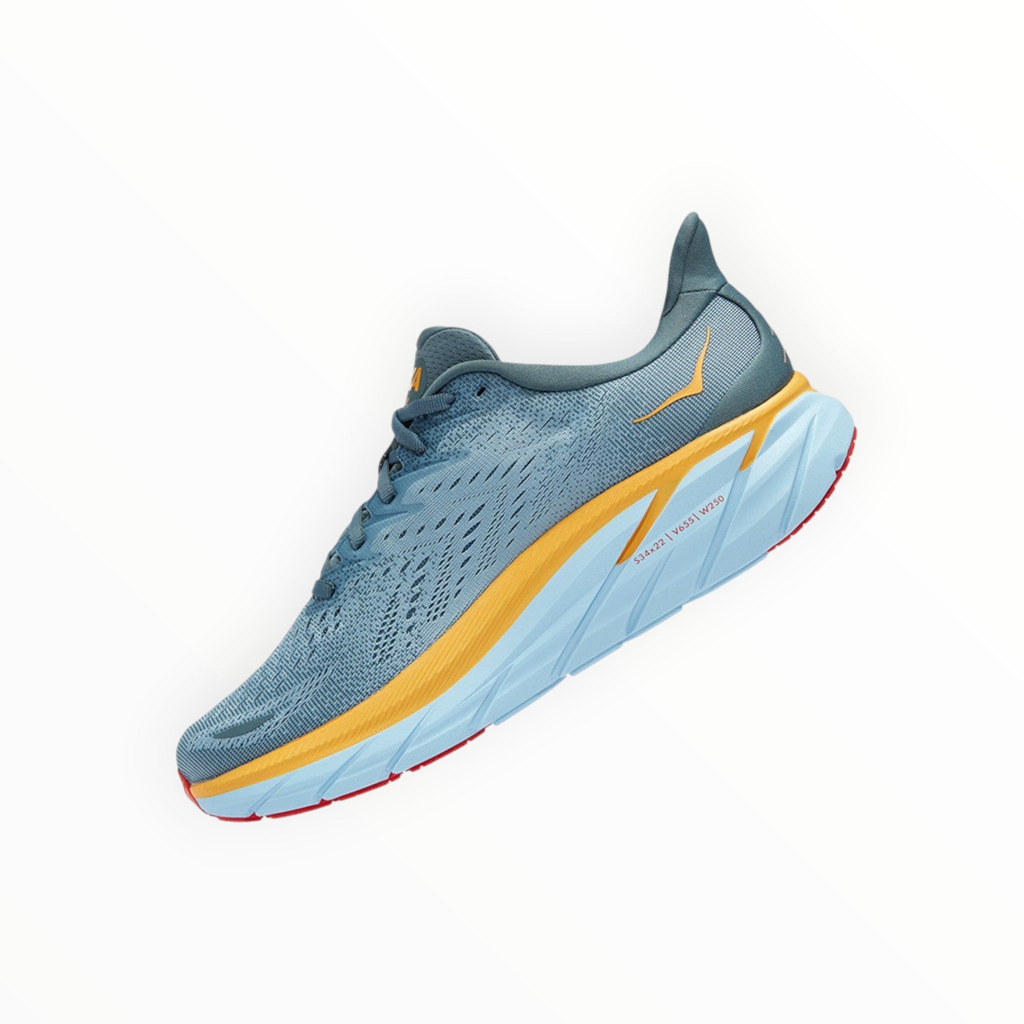 HOKA CLIFTON 8 MEN RUNNING SHOES (MOUNTAIN SPRING)