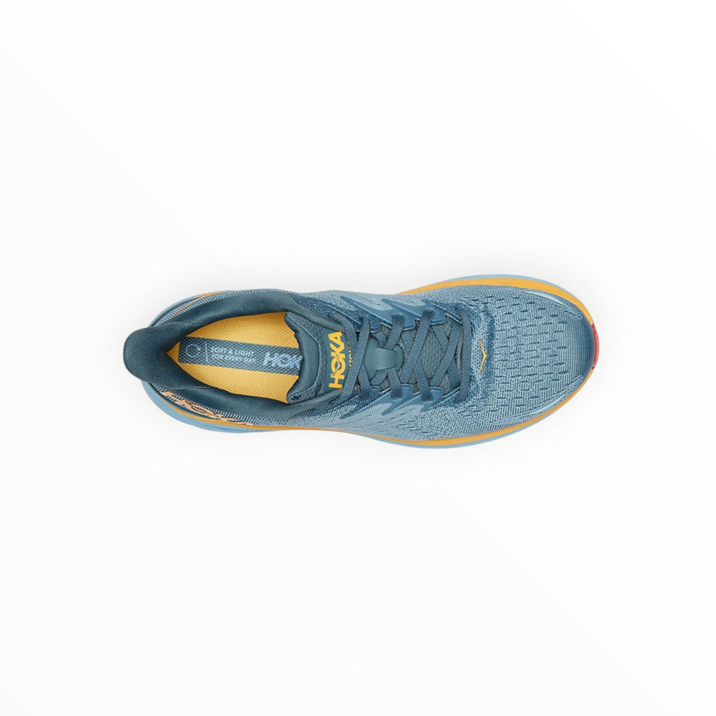 HOKA CLIFTON 8 WOMEN'S RUNNING SHOES (MOUNTAIN SPRING)