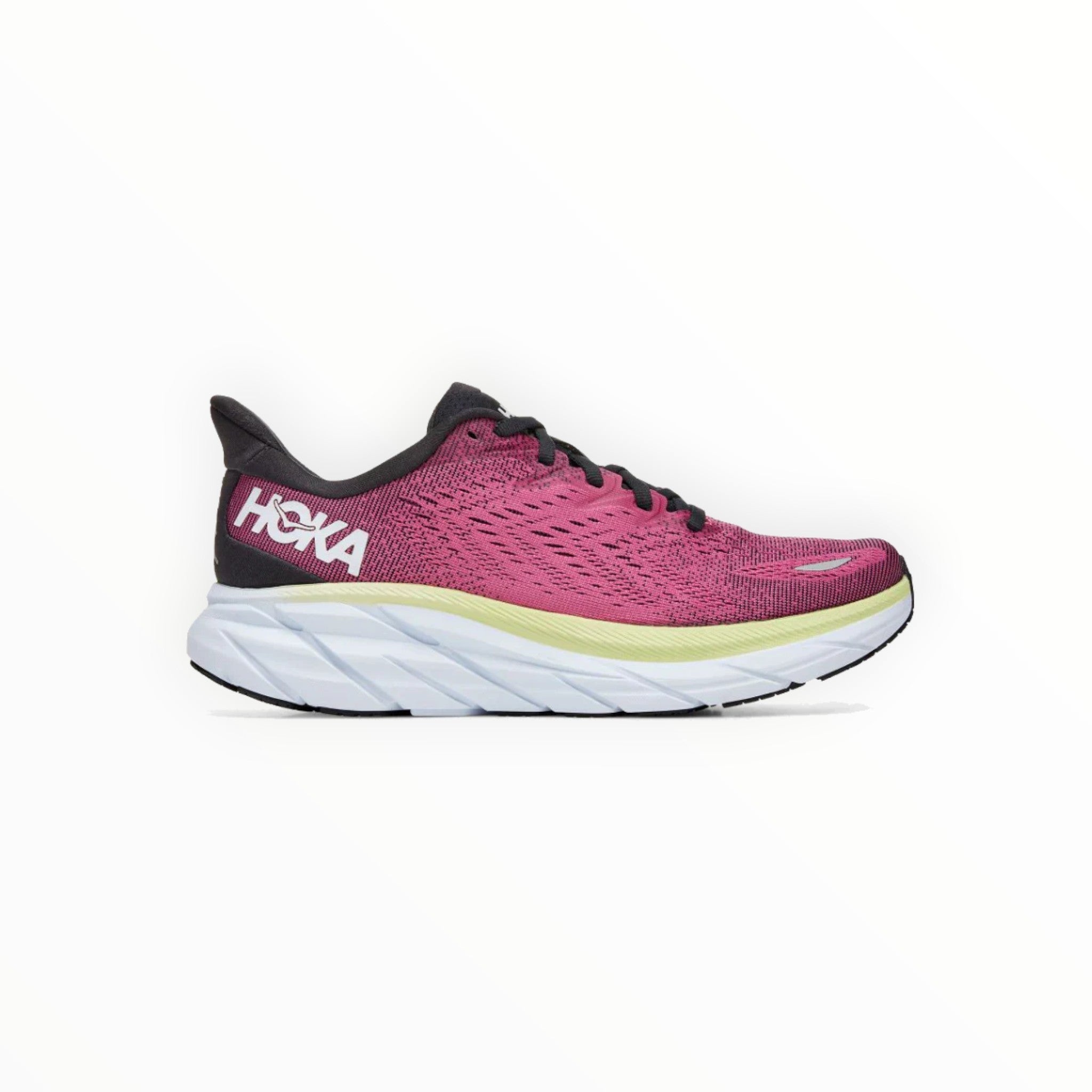HOKA CLIFTON 8 WOMEN'S RUNNING SHOES - Blue Graphite/Ibis Rose