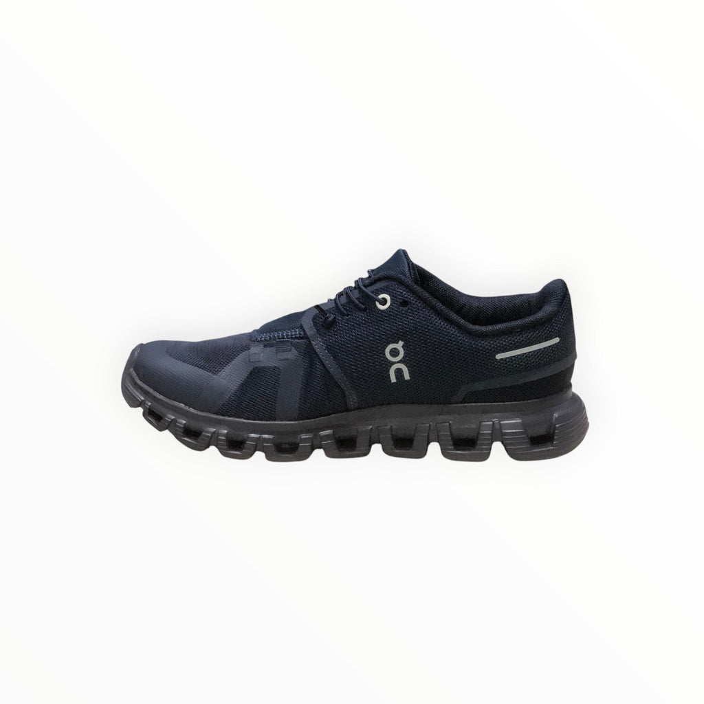 Mens On - Cloud 6 Waterproof Shoes Black and Deep Blue