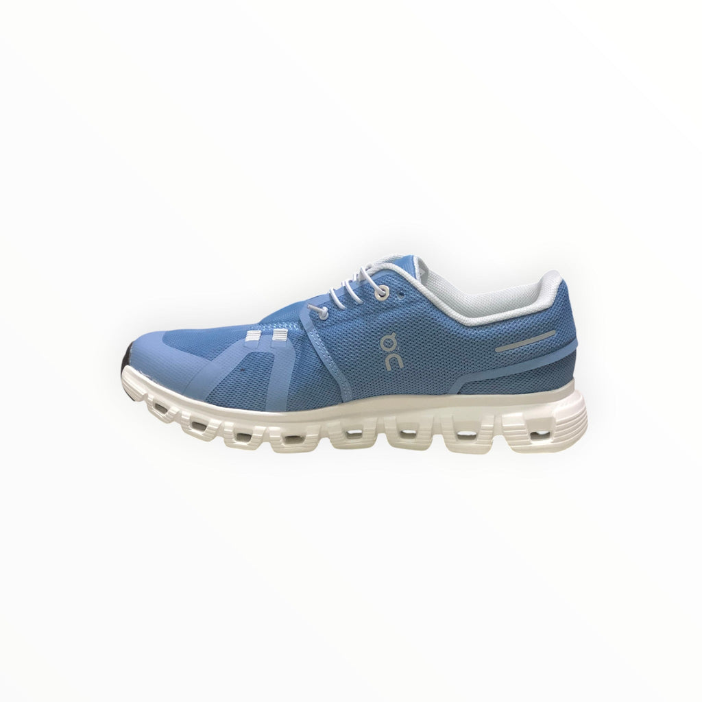 Mens On - Cloud 6 Waterproof Shoes Light Gray-Blue & White