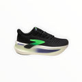 EWW Sports Shoes Glycerin Max 2 men's black and green running shoes with plush cushioning and GlideRoll rocker.