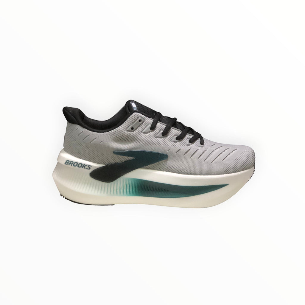 EWW Sports Shoes Men's Glycerin Max 2 running shoes in grey with plush cushioning and GlideRoll™ Rocker for smooth transitions.