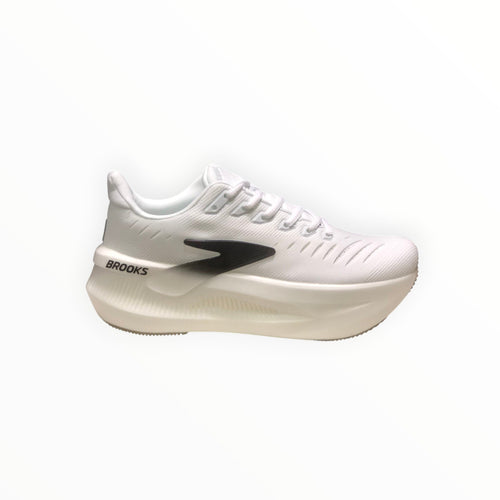 EWW Sports Shoes white and black Glycerin Max 2 men's running shoes with plush cushioning and GlideRoll rocker for smooth transitions.