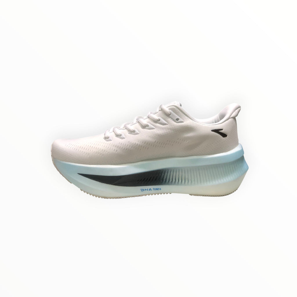 EWW Sports Shoes Glycerin Max 2 men's white and blue running shoes with plush cushioning and GlideRoll™ Rocker.