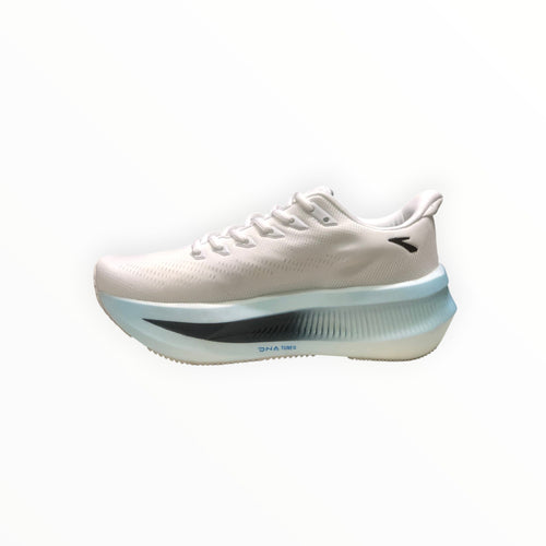 EWW Sports Shoes Glycerin Max 2 men's white and blue running shoes with plush cushioning and GlideRoll™ Rocker.