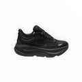 EWW Sports Shoes black Hoka Bondi 9 men's running shoe with engineered mesh upper and plush cushioning.