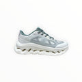 EWW Sports Shoes On Cloudtilt Remix white and light blue trainers with see-through x-ray effect upper and chunky CloudTec Phase™ sole.