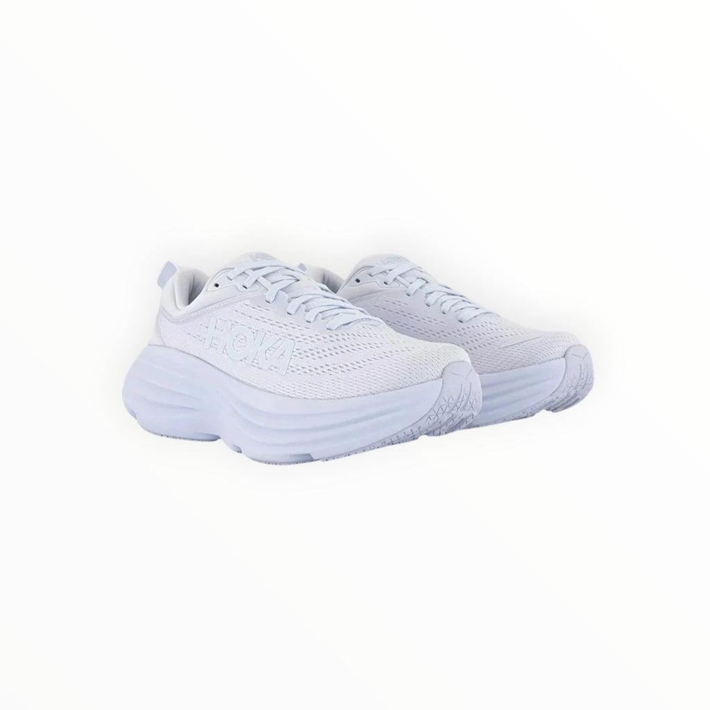 HOKA BONDI 8 WOMEN'S RUNNING SHOES (White)