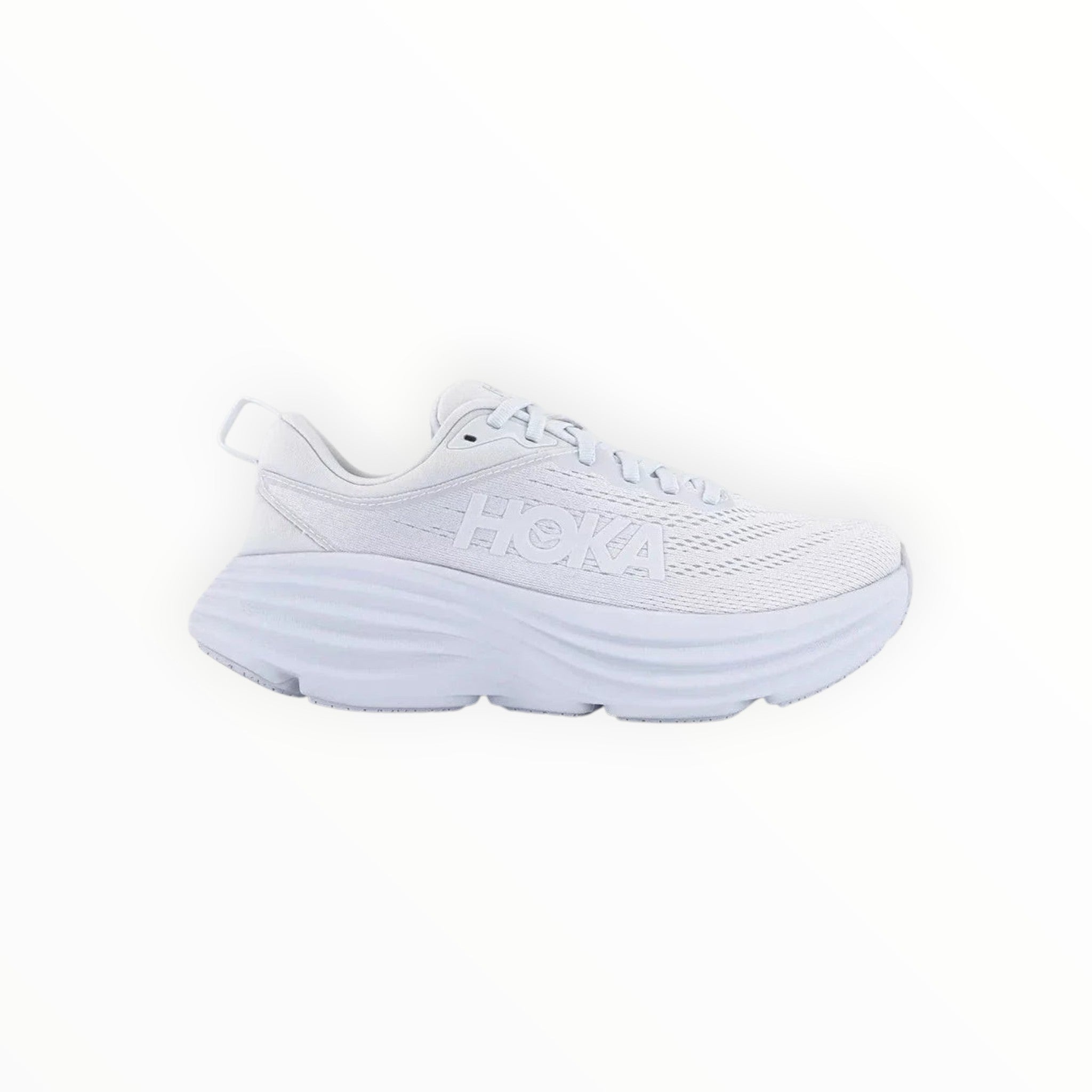 HOKA BONDI 8 WOMEN'S RUNNING SHOES (White) - SS23